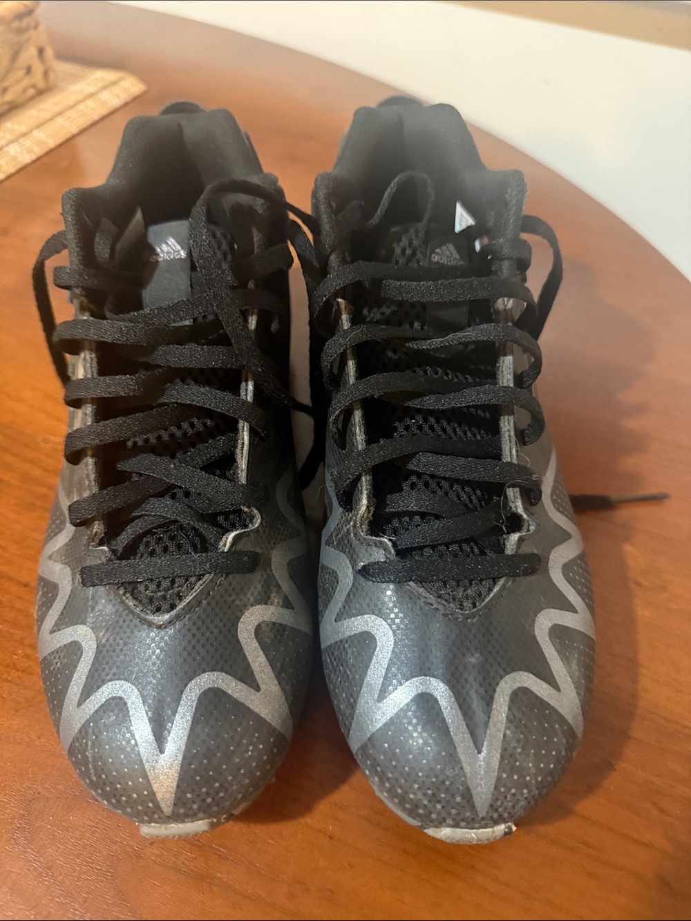 Adidas Freak Spark MD Black Glitter Football Cleats Shoes Sz 7